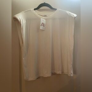 Boutique shoulder pad top, SUPER soft!